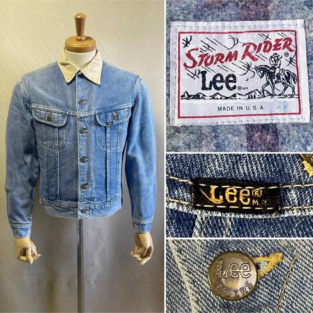 Lee(リー)の80s Lee  Storm Rider Made in USA Size 38 メンズのジャケット/アウター(Gジャン/デニムジャケット)の商品写真