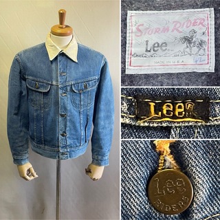 リー(Lee)の80s Lee  Storm Rider  Made in USA Size42(Gジャン/デニムジャケット)