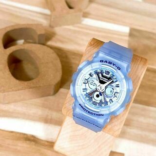 ベビージー 白 腕時計(レディース)（ブルー・ネイビー/青色系）の通販 