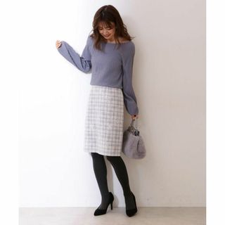 プロポーションボディドレッシング(PROPORTION BODY DRESSING)の★美品 PROPORTION BODY DRESSING レースタイトスカート(ひざ丈スカート)