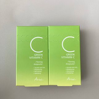 アリウル グリーンビタミンCトーニングアンプル 15ml 2本(美容液)