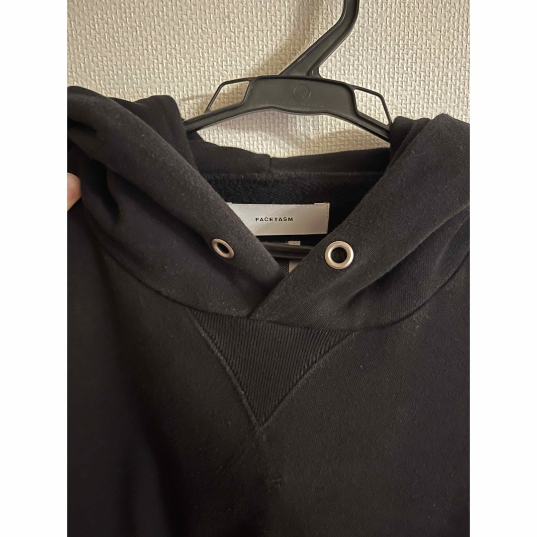 FACETASM(ファセッタズム)のfacetasm 23ss zip パーカー　ドッキング　フーディー　異素材 メンズのトップス(パーカー)の商品写真