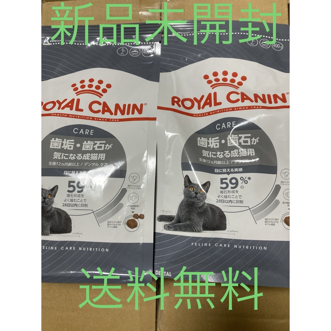 ROYAL CANIN(ロイヤルカナン)のロイヤルカナン デンタル ケア 歯垢・歯石が気になる成猫用 新品未開封　400g その他のペット用品(ペットフード)の商品写真