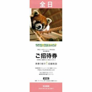 伊豆シャボテン動物公園 全日ご招待券２枚(動物園)