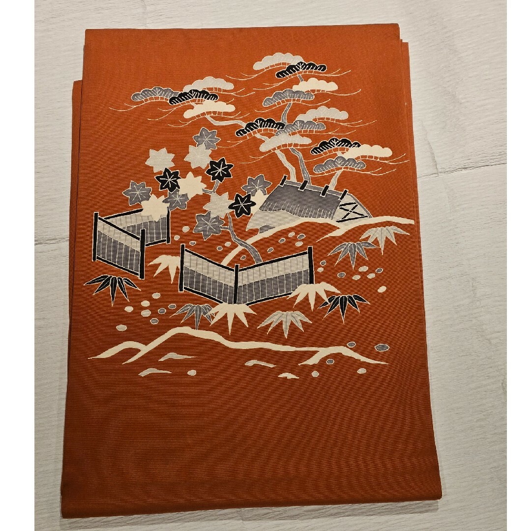 正絹　名古屋帯 レディースの水着/浴衣(帯)の商品写真