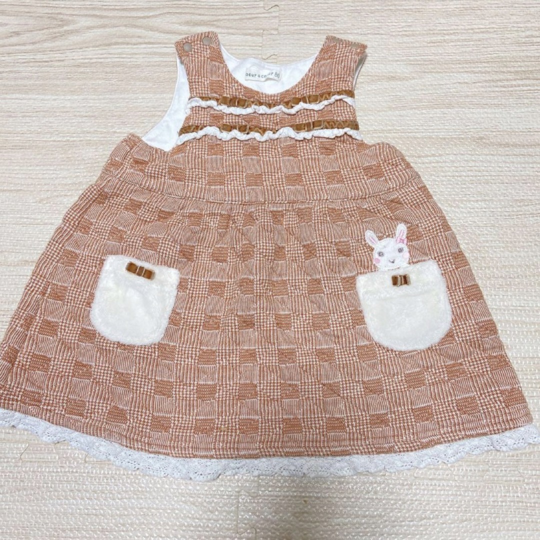 coeur a coeur(クーラクール)の80 クーラクール　冬服　まとめ売り キッズ/ベビー/マタニティのベビー服(~85cm)(ワンピース)の商品写真