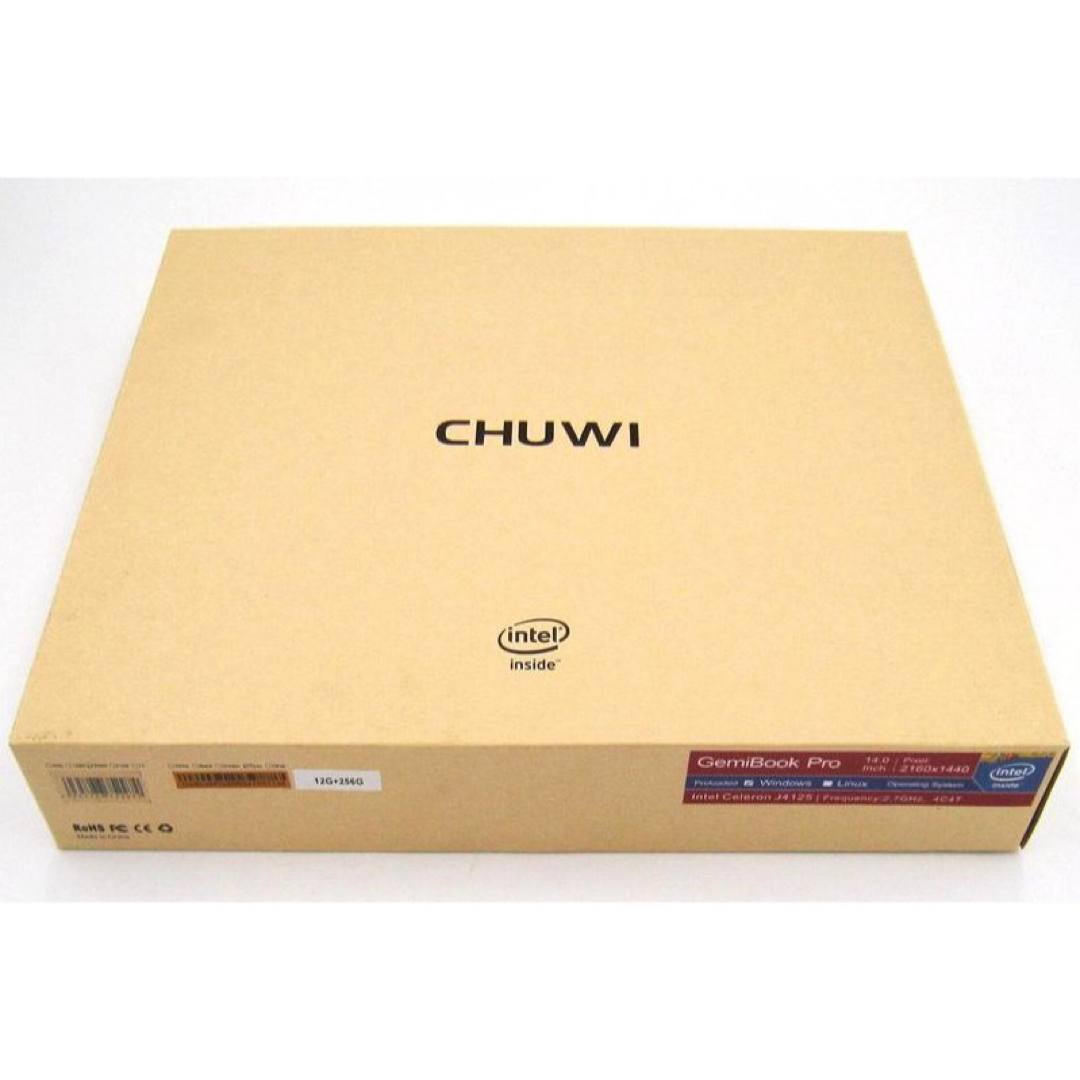 CHUWI(ツーウェイ)の【おすすめ】（新品）14インチ 薄型 第9世代CPU GemiBook Pro スマホ/家電/カメラのPC/タブレット(ノートPC)の商品写真