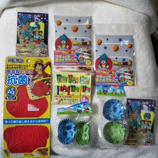 ドラゴンボール(ドラゴンボール)の新品未開封★キャラ弁グッズ★8点セット★ドラゴンボール超＆ワンピース＆トーマス(弁当用品)