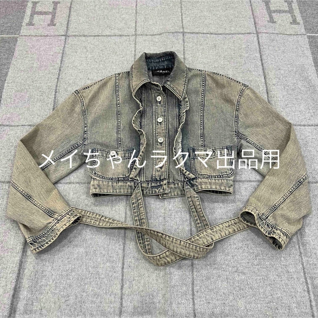CHANEL - 【美品】CHANEL デニムジャケット 22A P73033 正規品の CHANEL - 【美品】CHANEL デニムジャケット 22A P73033 正規品の