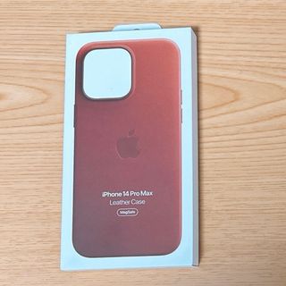 新品未開封 iPhone14 promax レザーケース アンバー(iPhoneケース)