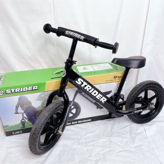 ストライダ(STRIDA)のSTRIDER スポーツ 12インチ ブラック ロングシート バランスバイク 黒(自転車)