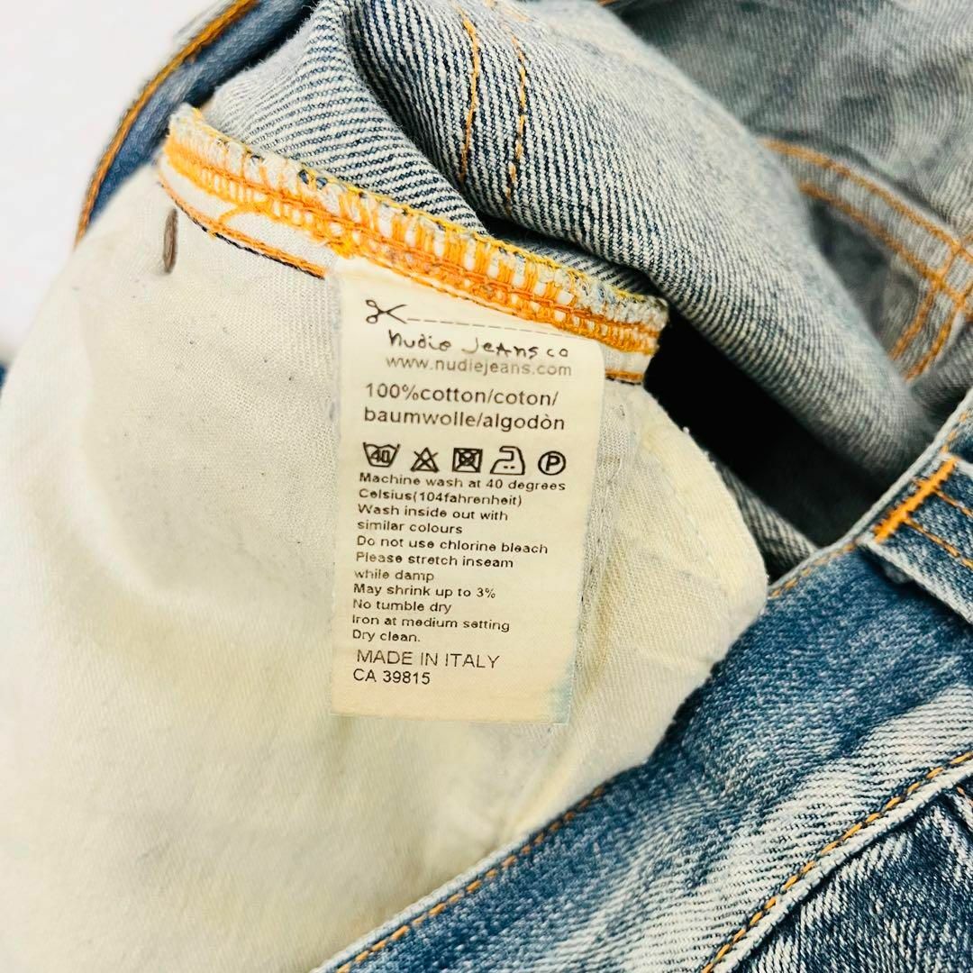 Nudie Jeans(ヌーディジーンズ)の【美品】ヌーディージーンズ　W32 SLIM JIM nudie jeans メンズのパンツ(デニム/ジーンズ)の商品写真