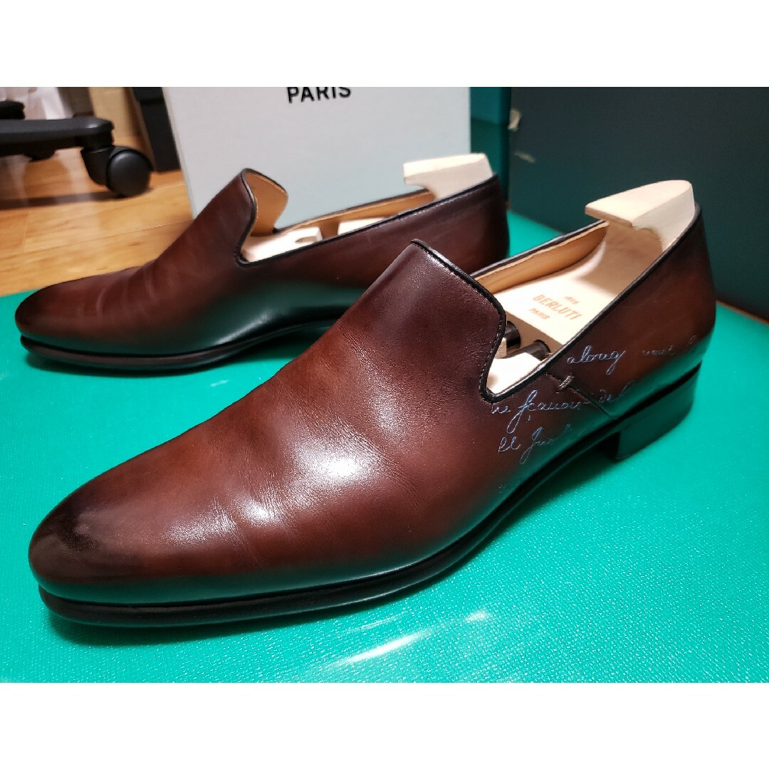 Berluti(ベルルッティ)の【極美品】Berluti ベルルッティ カーシヴ ガレ　ローファー　7.5 メンズの靴/シューズ(スリッポン/モカシン)の商品写真