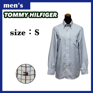 トミーヒルフィガー(TOMMY HILFIGER)のトミーヒルフィガー ボタンダウン シャツ メンズ サイズS ワンポイントロゴ(シャツ)