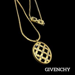ジバンシィ(GIVENCHY)のGIVENCHY ネックレス 1980 大ぶりモチーフ ゴールド ブラック(ネックレス)