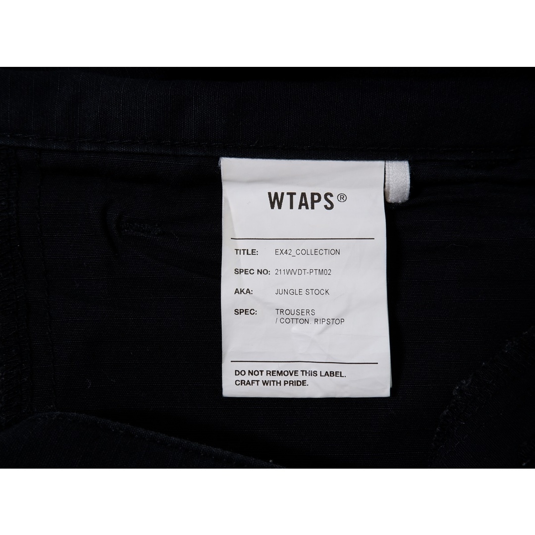 W)taps(ダブルタップス)のWTAPS/ダブルタップス 2021SS JUNGLE STOCK/TROUSERS/COTTON.RIPSTOPジャングルストック カーゴパンツ【04(XL)】【MPTA73457】 メンズのパンツ(その他)の商品写真