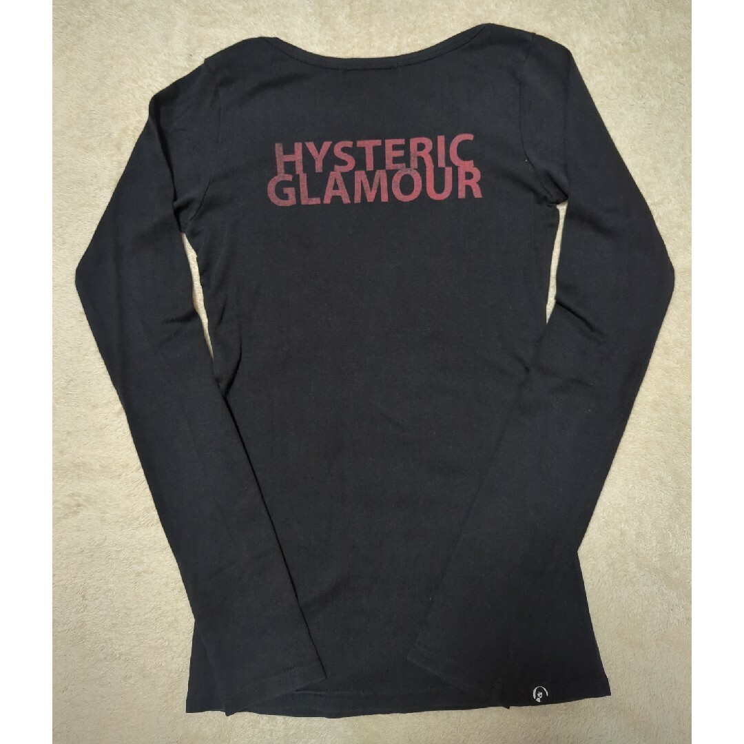 HYSTERIC GLAMOUR(ヒステリックグラマー)のヒステリックグラマー　両面ロゴくまちゃんカットソー レディースのトップス(Tシャツ(長袖/七分))の商品写真