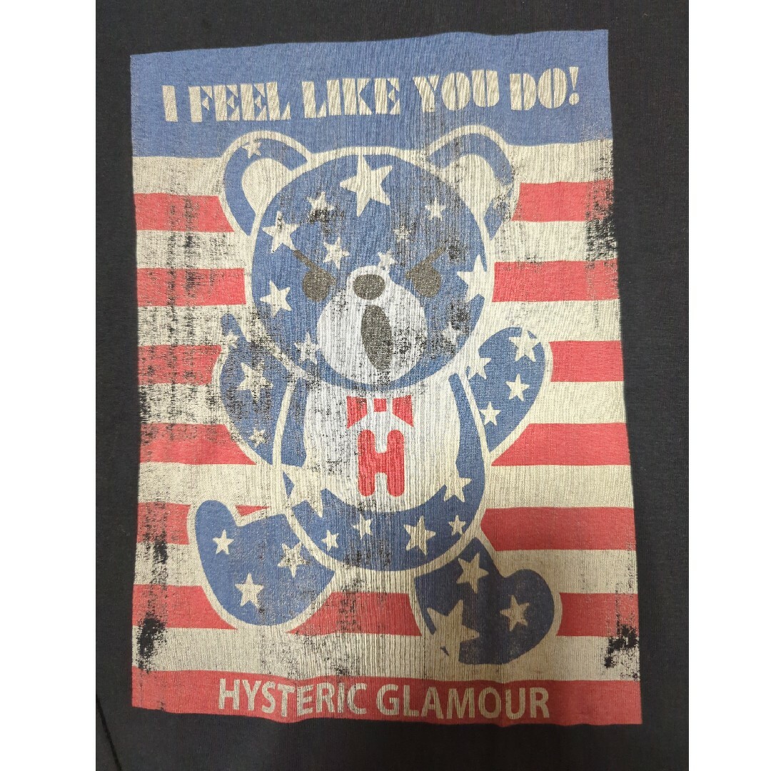 HYSTERIC GLAMOUR(ヒステリックグラマー)のヒステリックグラマー　両面ロゴくまちゃんカットソー レディースのトップス(Tシャツ(長袖/七分))の商品写真