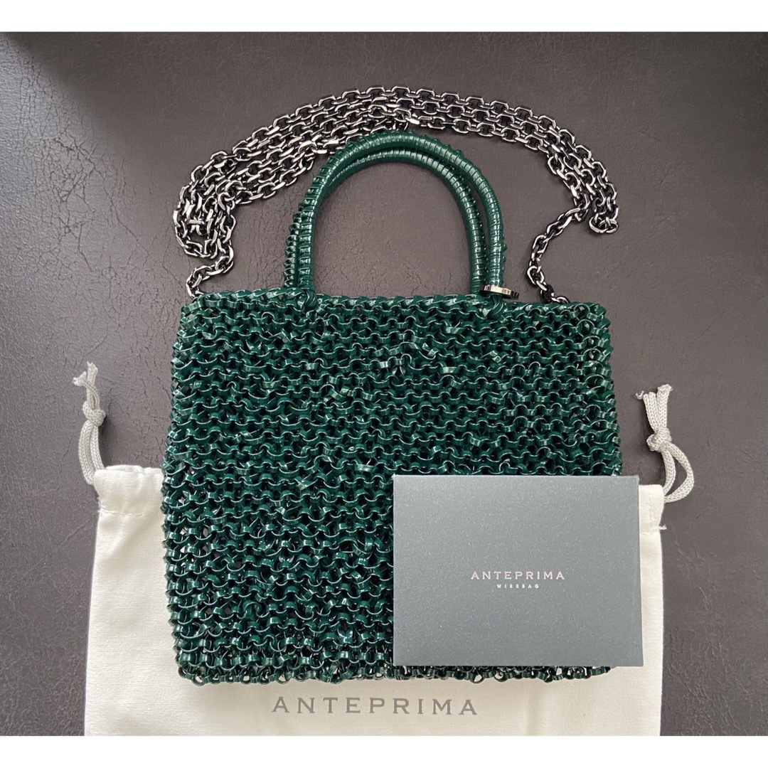 ANTEPRIMA(アンテプリマ)のアンテプリマ　スタンダード　ミニアトゥーラ／フォレストグリーン レディースのバッグ(ショルダーバッグ)の商品写真