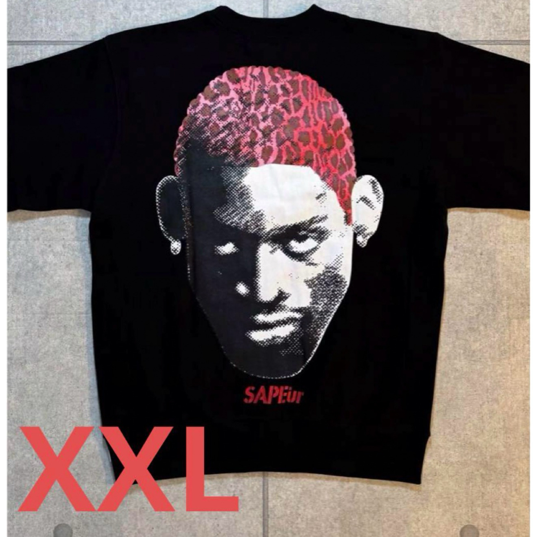 SAPEur □RED LEOPARD HEAD□CREWNECK SWEAT□ SAPEur □RED LEOPARD HEAD□CREWNECK SWEAT□
