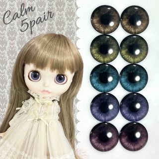 【アイチップ5ペアセット❁Calm】 ネオブライス アイシードール(その他)