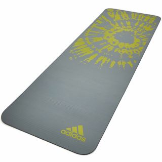 【色: グレー】adidas(アディダス) ストレッチマット/ヨガマット 10m(ヨガ)