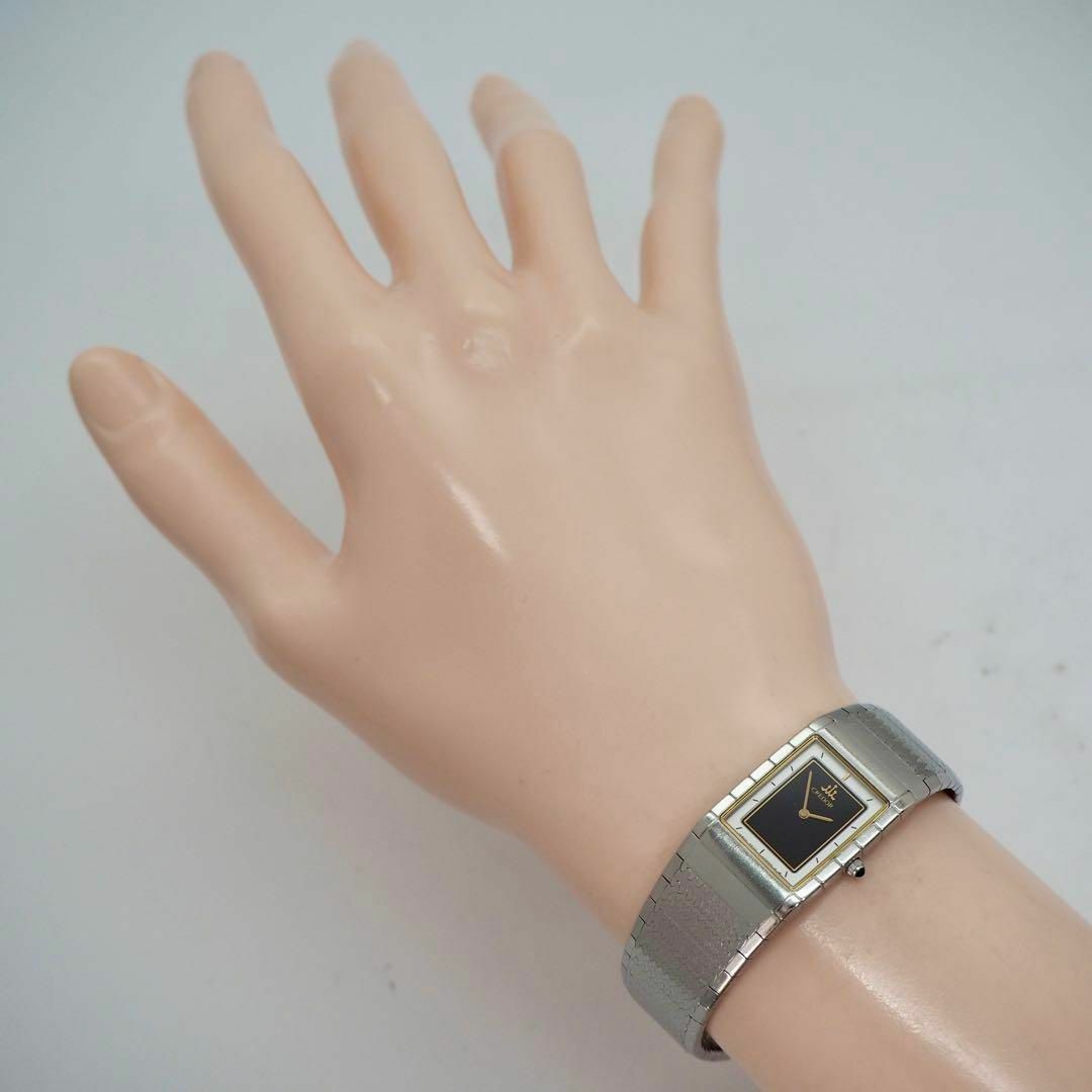 CREDOR(クレドール)の199【美品】SEIKO クレドール時計　レディース腕時計　ブラック　スクエア レディースのファッション小物(腕時計)の商品写真