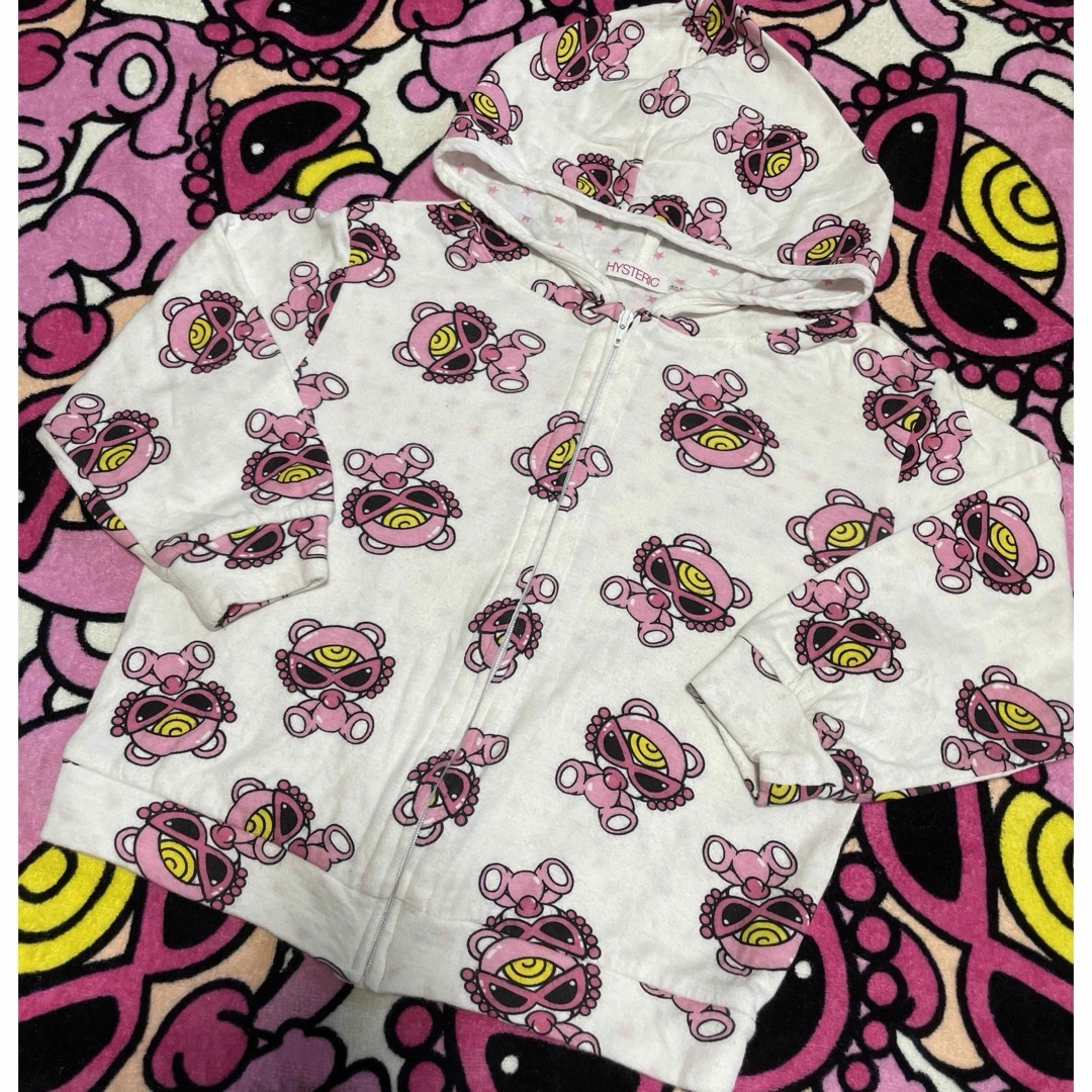 HYSTERIC MINI(ヒステリックミニ)の8.コットンパーカー キッズ/ベビー/マタニティのキッズ服女の子用(90cm~)(ジャケット/上着)の商品写真