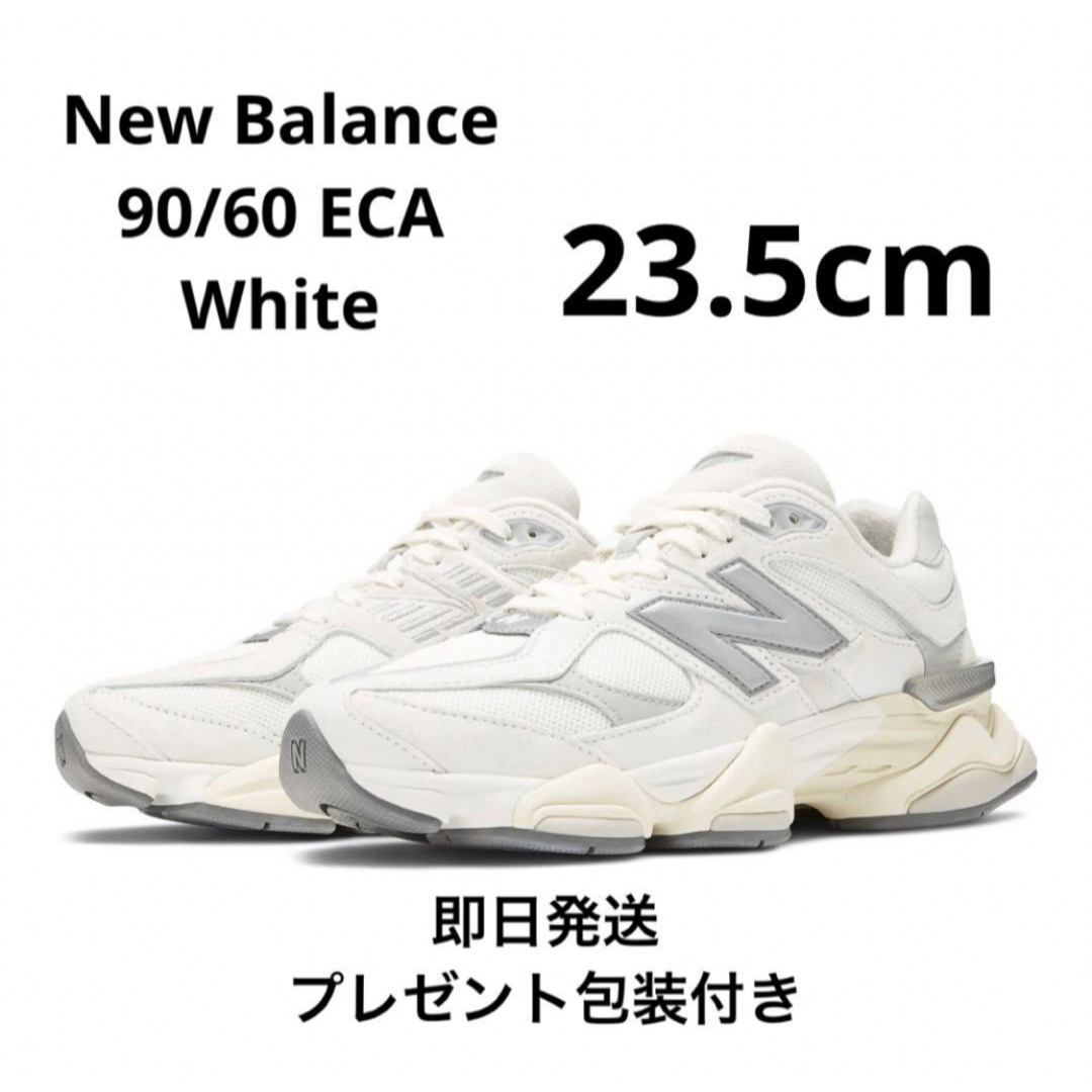 New Balance(ニューバランス)の新品未使用 New Balance U9060 ECA WHITE 23.5㎝  レディースの靴/シューズ(スニーカー)の商品写真