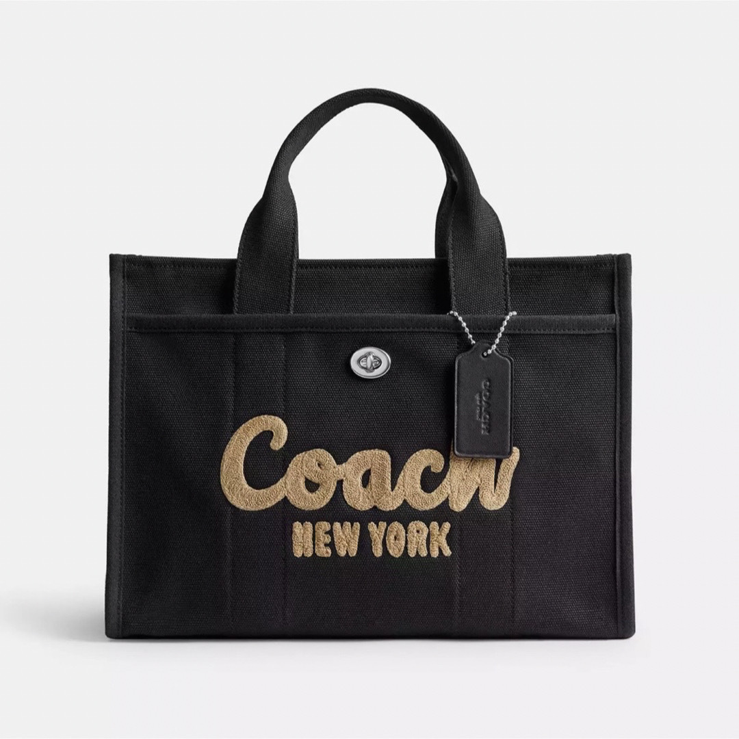 COACH(コーチ)のcoach コーチカーゴ トートCargo Tote26 ブラック 34 ラージ メンズのバッグ(トートバッグ)の商品写真