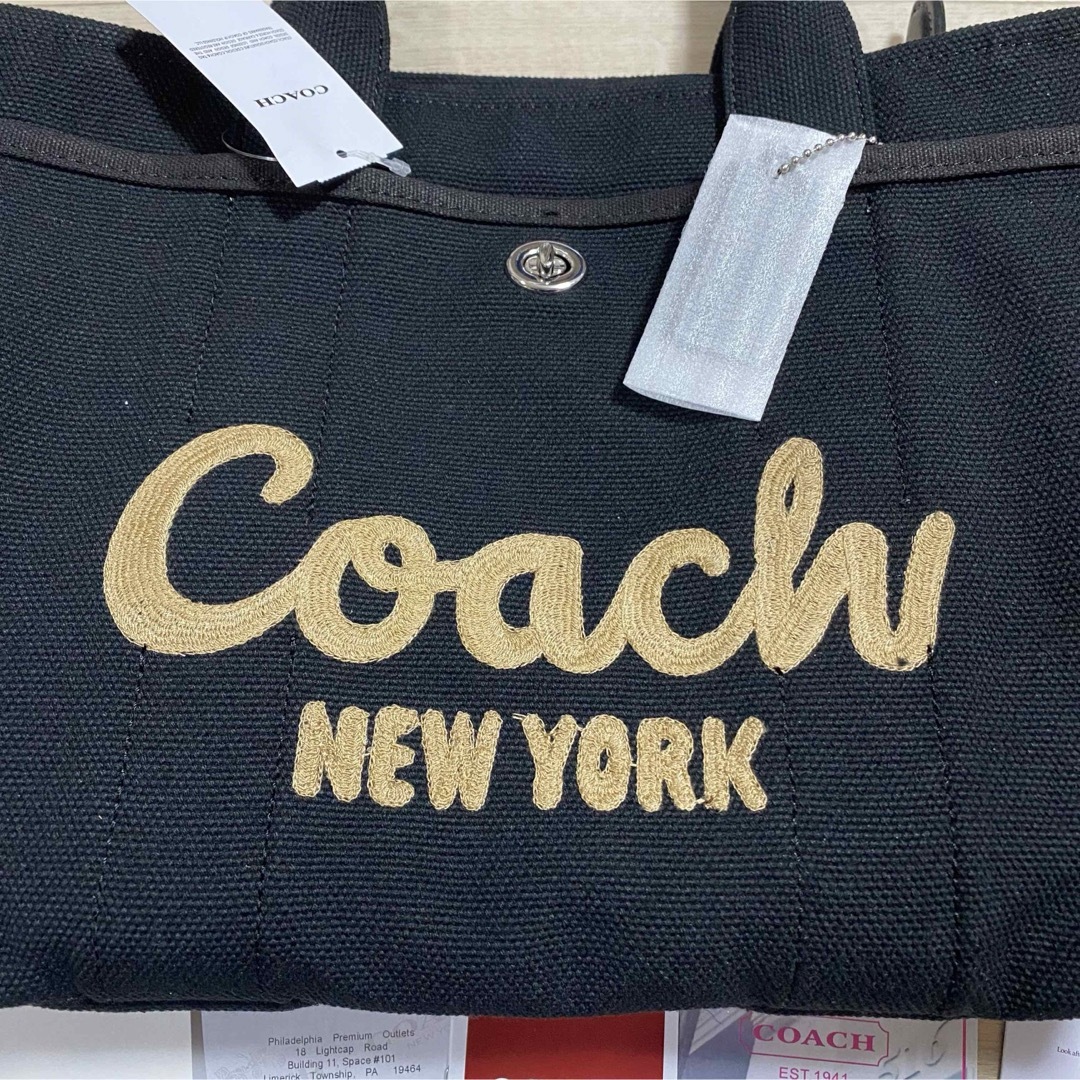 COACH(コーチ)のcoach コーチカーゴ トートCargo Tote26 ブラック 34 ラージ メンズのバッグ(トートバッグ)の商品写真