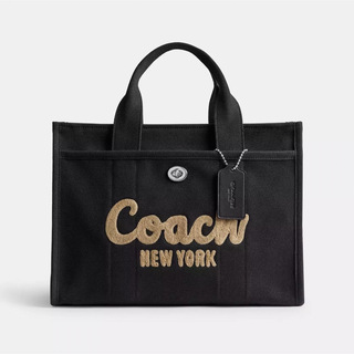 COACH - coach コーチカーゴ トートCargo Tote26 ブラック 34 ラージ