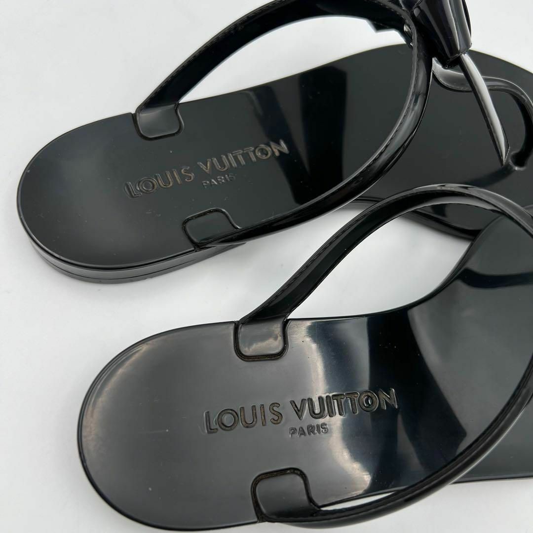 LOUIS VUITTON(ルイヴィトン)の《美品》LOUIS VUITTON モノグラム フラット トング サンダル レディースの靴/シューズ(サンダル)の商品写真