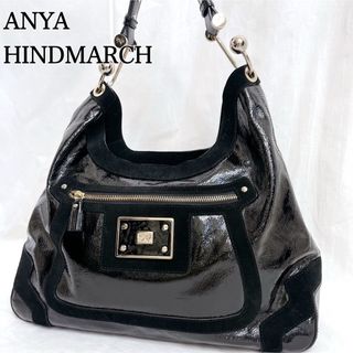 アニヤハインドマーチ(ANYA HINDMARCH)のANYAHINDMARCH エナメル 本革レザー ハンドワンショルダー トート(トートバッグ)