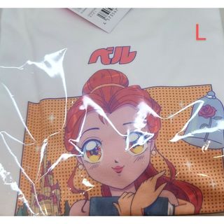 美女と野獣 - 新品 ディズニー MANGAプリンセス Tシャツ L漫画 美女と