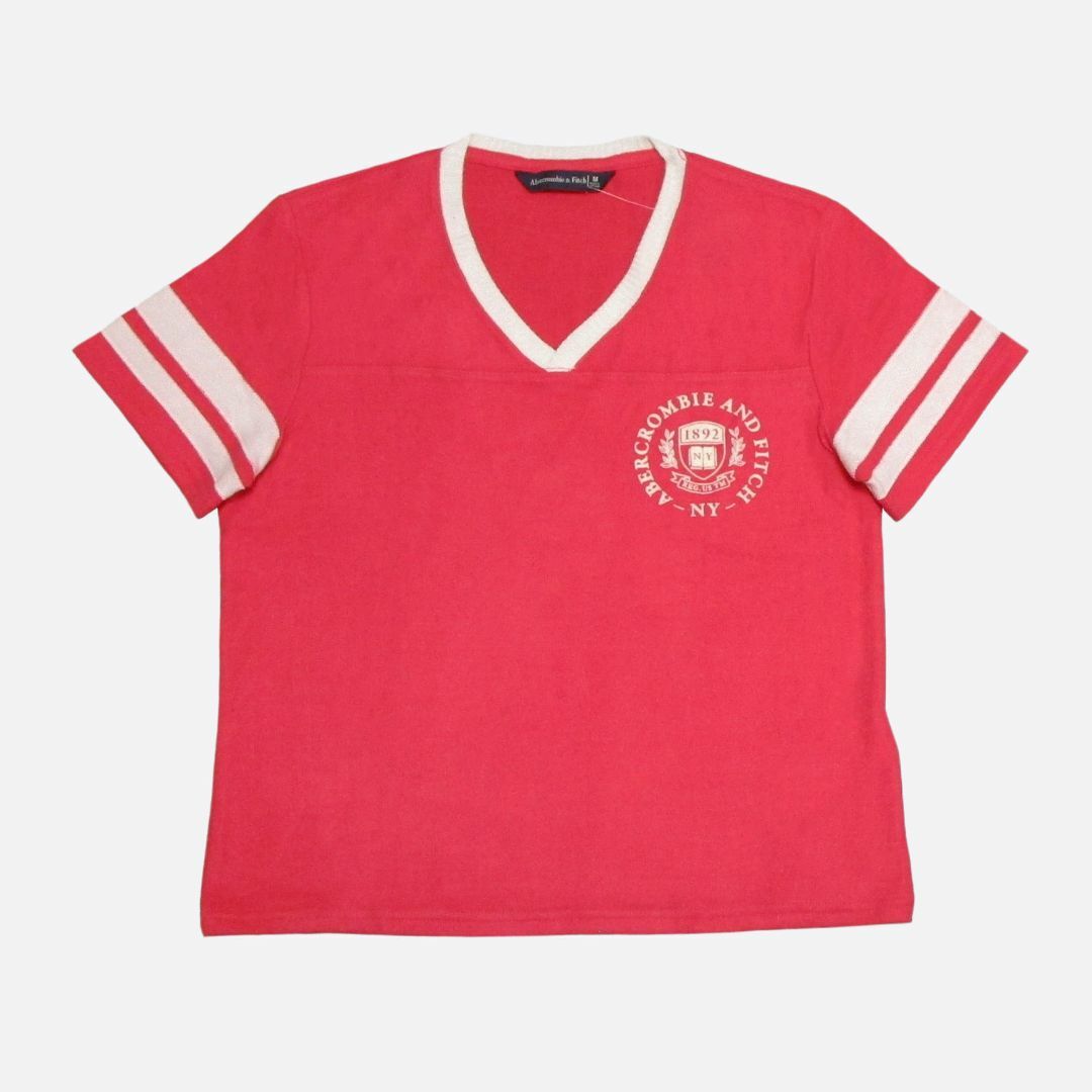 Abercrombie&Fitch(アバクロンビーアンドフィッチ)の★新品★アバクロンビー&フィッチ★ヴィスコースニットTシャツ (Coral/M) レディースのトップス(Tシャツ(半袖/袖なし))の商品写真