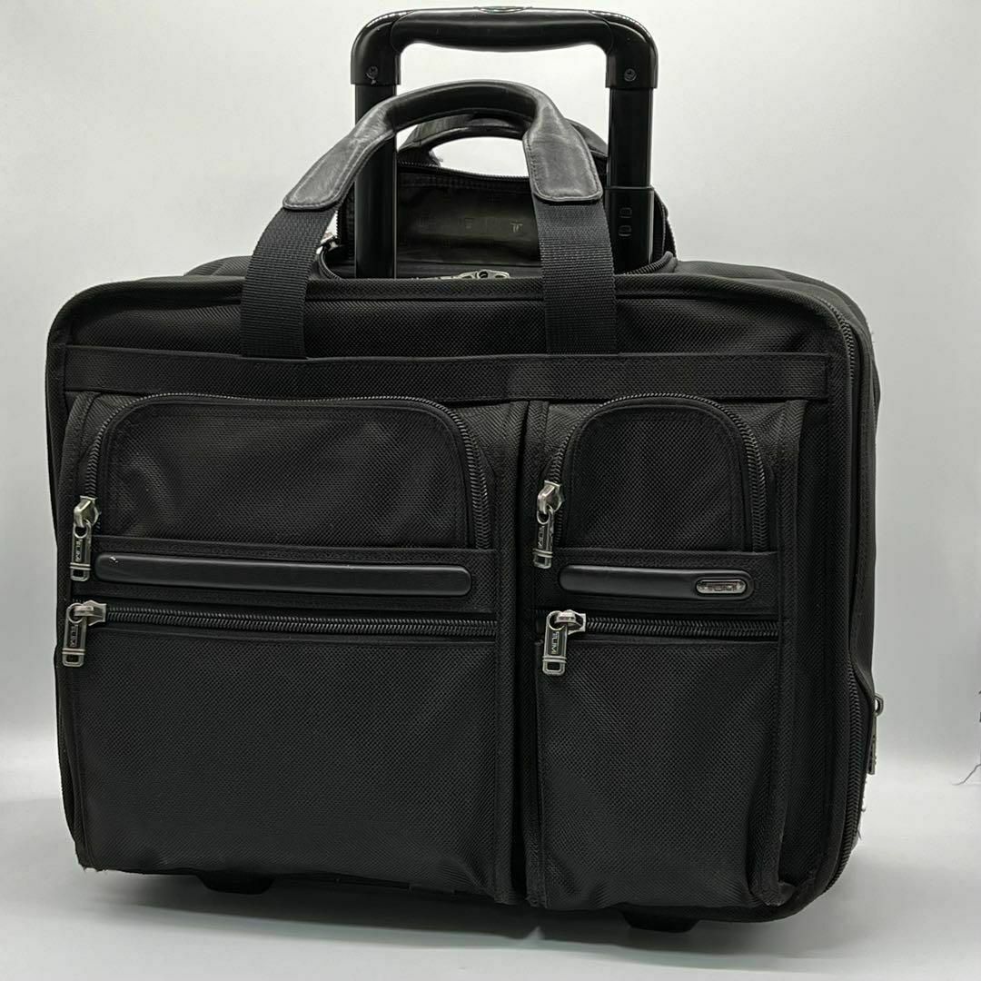 TUMI(トゥミ)の✨機内持ち込み可能✨良品✨TUMI 26103D4 キャリーケース ブラック メンズのバッグ(ビジネスバッグ)の商品写真