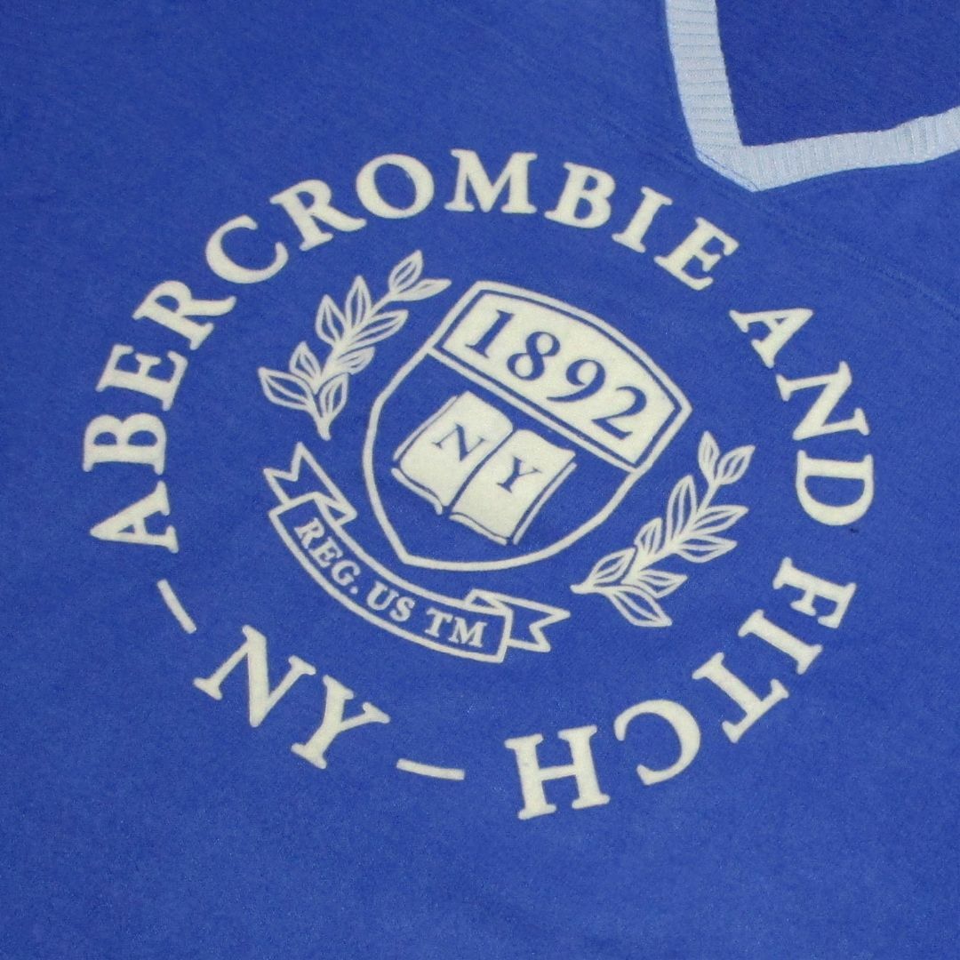 Abercrombie&Fitch(アバクロンビーアンドフィッチ)の★新品★アバクロンビー&フィッチ★ヴィスコースニット半袖Tシャツ(Blue/M) レディースのトップス(Tシャツ(半袖/袖なし))の商品写真