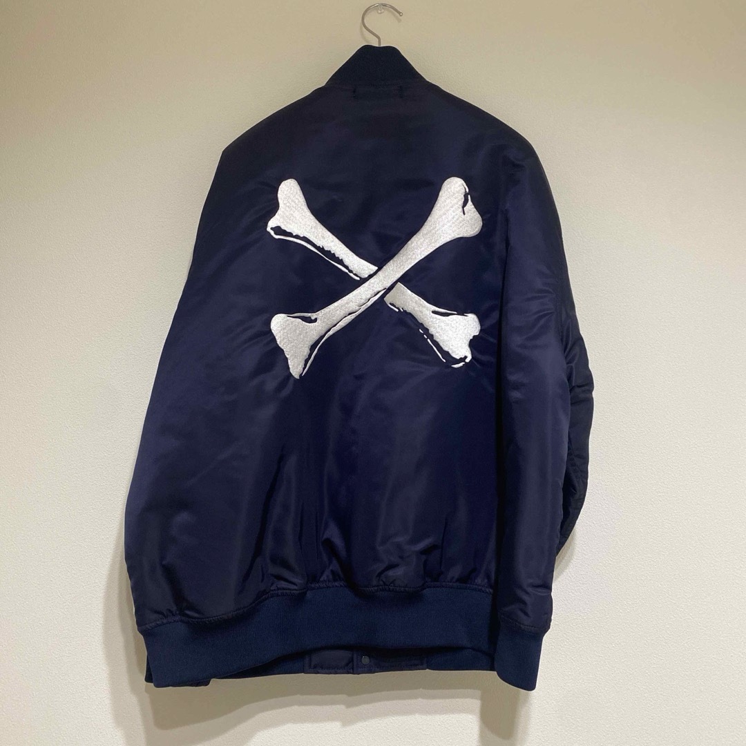 W)taps(ダブルタップス)のWTAPS ダブルタップス TEAM JACKET NYLON. TW メンズのジャケット/アウター(フライトジャケット)の商品写真