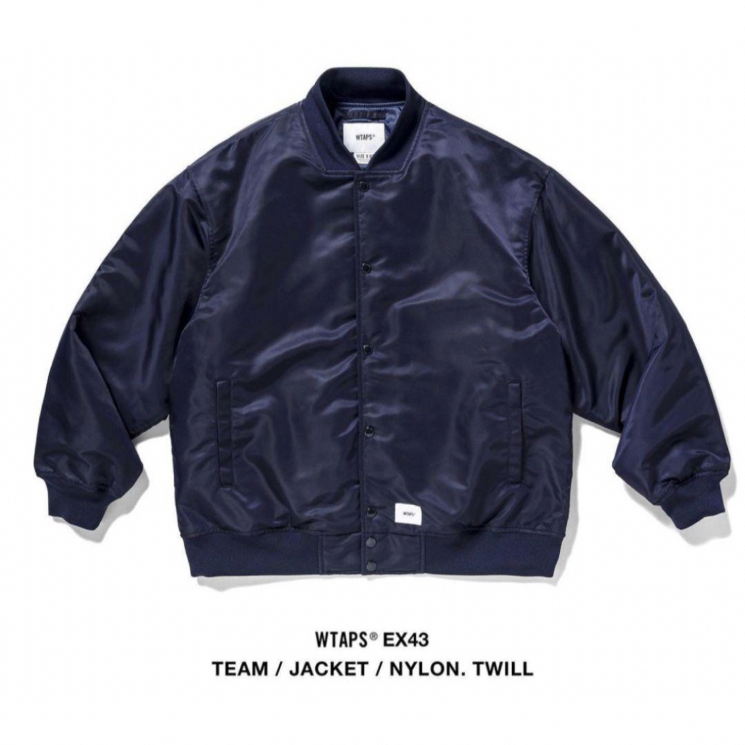 W)taps(ダブルタップス)のWTAPS ダブルタップス TEAM JACKET NYLON. TW メンズのジャケット/アウター(フライトジャケット)の商品写真