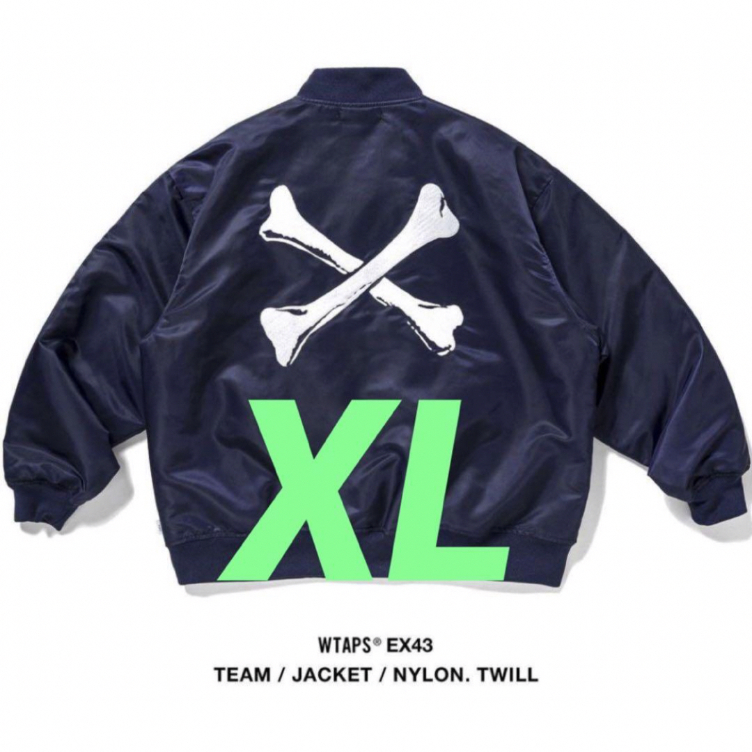 W)taps(ダブルタップス)のWTAPS ダブルタップス TEAM JACKET NYLON. TW メンズのジャケット/アウター(フライトジャケット)の商品写真