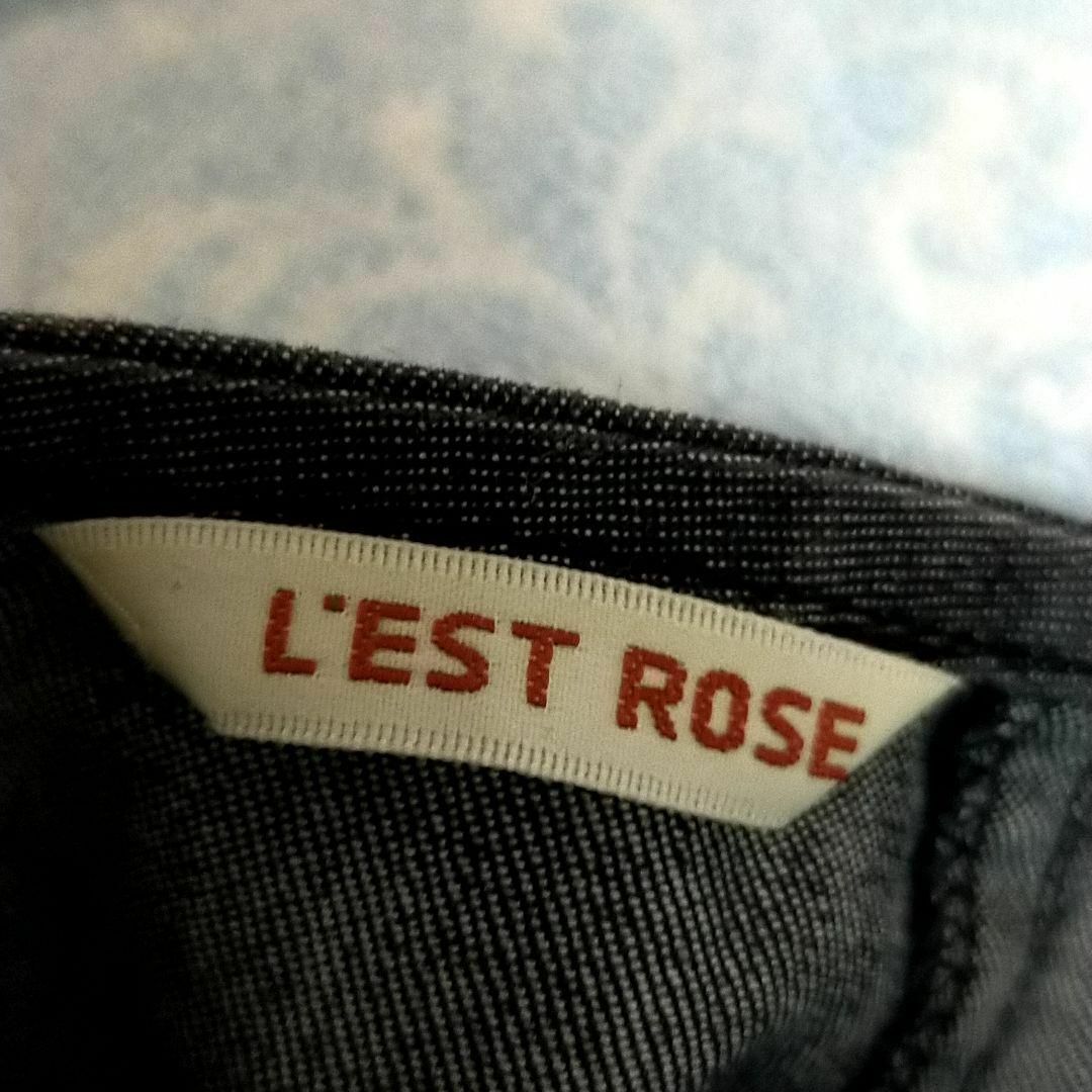 L'EST ROSE(レストローズ)のレストローズL'EST ROSE◆フレアデニムスカート レディースのスカート(ひざ丈スカート)の商品写真