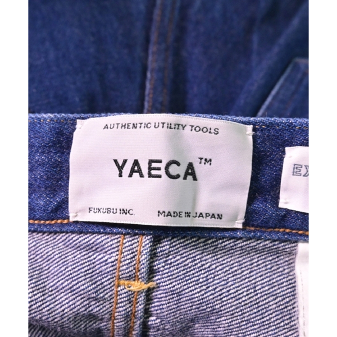 YAECA(ヤエカ)のYAECA ヤエカ デニムパンツ 28(L位) インディゴ(デニム) 【古着】【中古】 レディースのパンツ(デニム/ジーンズ)の商品写真