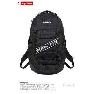 Supreme Backpack Black バックパック 23FW 23AW