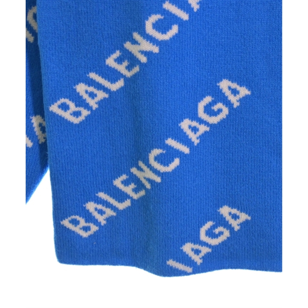 BALENCIAGA - BALENCIAGA バレンシアガ ニット・セーター XS 青x BALENCIAGA - BALENCIAGA バレンシアガ ニット・セーター XS 青x