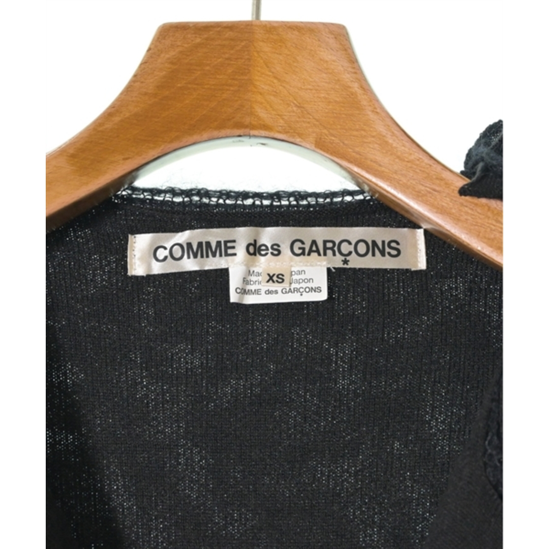 COMME des GARCONS(コムデギャルソン)のCOMME des GARCONS コムデギャルソン カーディガン XS 黒 【古着】【中古】 レディースのトップス(カーディガン)の商品写真