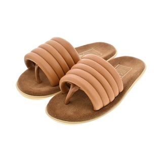 アイランドスリッパ(ISLAND SLIPPER)のISLAND SLIPPER サンダル US4(21cm位) 茶 【古着】【中古】(サンダル)