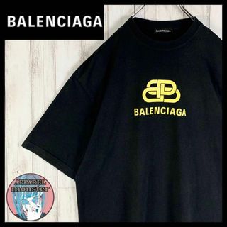 バレンシアガ(Balenciaga)の【超絶人気モデル】バレンシアガ センターロゴ 即完売 入手困難 Tシャツ(Tシャツ/カットソー(半袖/袖なし))