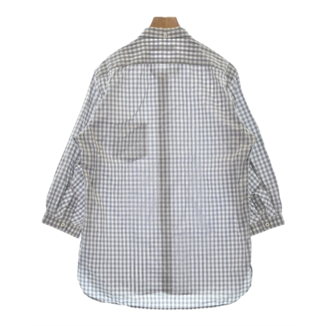 nonnative(ノンネイティブ)のnonnative カジュアルシャツ 2(M位) グレーx白(チェック) 【古着】【中古】 メンズのトップス(シャツ)の商品写真