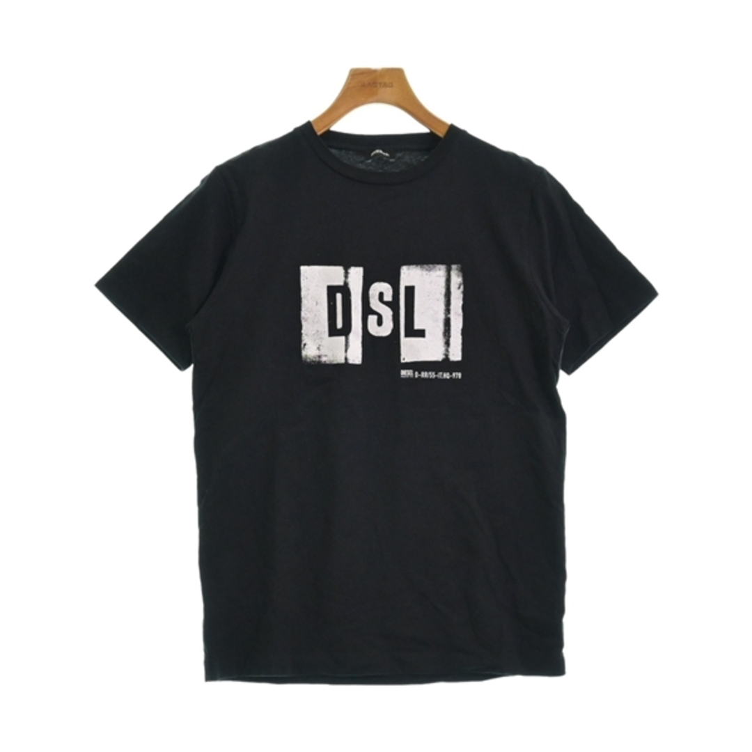 DIESEL(ディーゼル)のDIESEL ディーゼル Tシャツ・カットソー -(S位) 黒 【古着】【中古】 メンズのトップス(Tシャツ/カットソー(半袖/袖なし))の商品写真